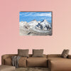 Beautiful view of Mount Everest, Lhotse and nuptse from Pumo RI base camp wall art