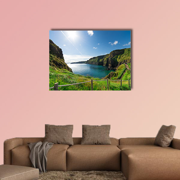 Beautiful landscape of cliffs in Ireland multi panel canvas wall art