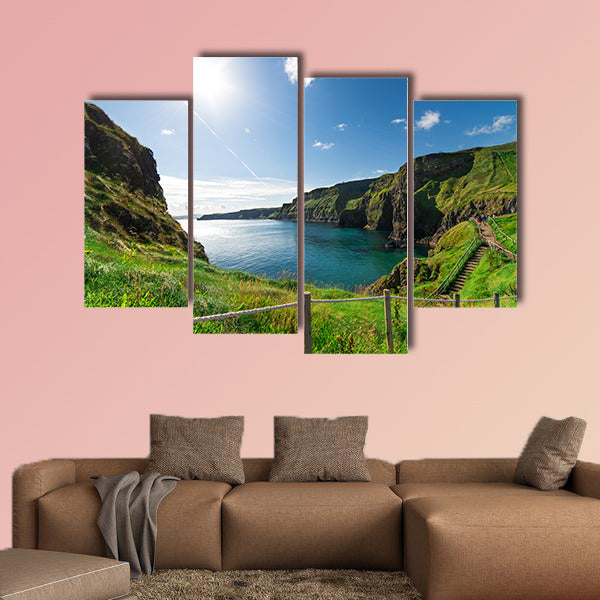 Beautiful landscape of cliffs in Ireland multi panel canvas wall art