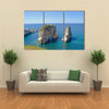 The Rouche Sea In Front Of The Capital City Of The Beirut, Multi Panel Canvas Wall Art