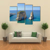 The Rouche Sea In Front Of The Capital City Of The Beirut, Multi Panel Canvas Wall Art