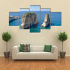 The Rouche Sea In Front Of The Capital City Of The Beirut, Multi Panel Canvas Wall Art