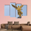 The Angel of Independence against the sky in Mexico City multi panel canvas wall art