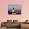 Maiden's Tower in Istanbul, Turkey multi panel canvas wall art