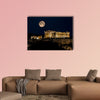 Parthenon of Athens at Night, Greece multi panel canvas wall art