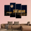 Parthenon of Athens at Night, Greece multi panel canvas wall art