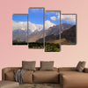 View to Rakaposhi peak, Karakorum mountains Pakistan Multi panel canvas wall art