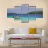 White sand beaches in Tonga Multi panel canvas wall art