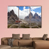 Refugio height at the Dolomites Mountain multi panel canvas wall art