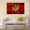 Montenegrin flag Multi panel canvas wall art