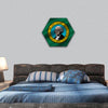 Flag of Washington is a state of United States hexagonal canvas wall art