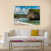 The Standing Rock in Barbados Multi panel canvas wall art