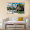 The Standing Rock in Barbados Multi panel canvas wall art