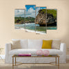 The Standing Rock in Barbados Multi panel canvas wall art