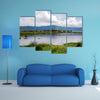 The beauty of nature near Lake Manyara with hippos multi panel canvas wall art