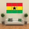 Vector illustration of Flag of Ghana Multi Panel Canvas Wall Art