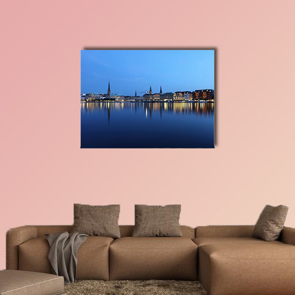 City of Hamburg multi panel canvas wall art