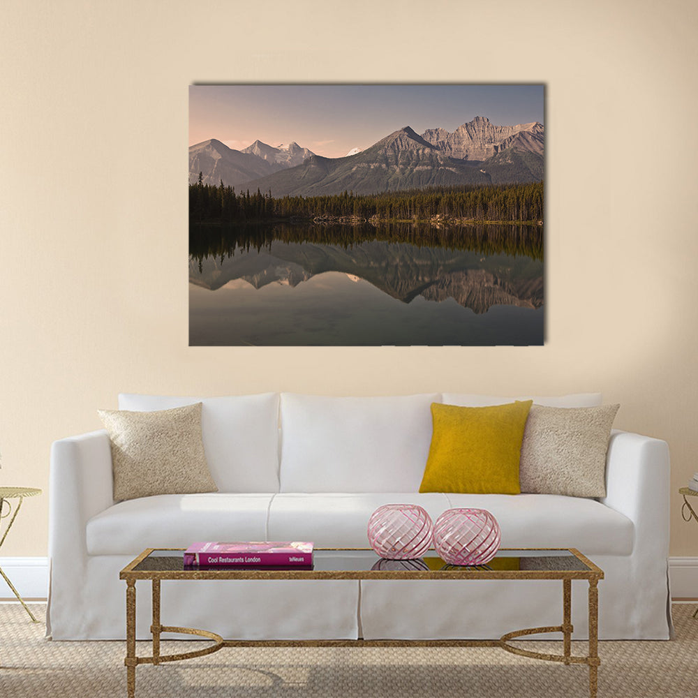 Herbert Lake Banff National Park  Alberta  Canada multi panel canvas wall art