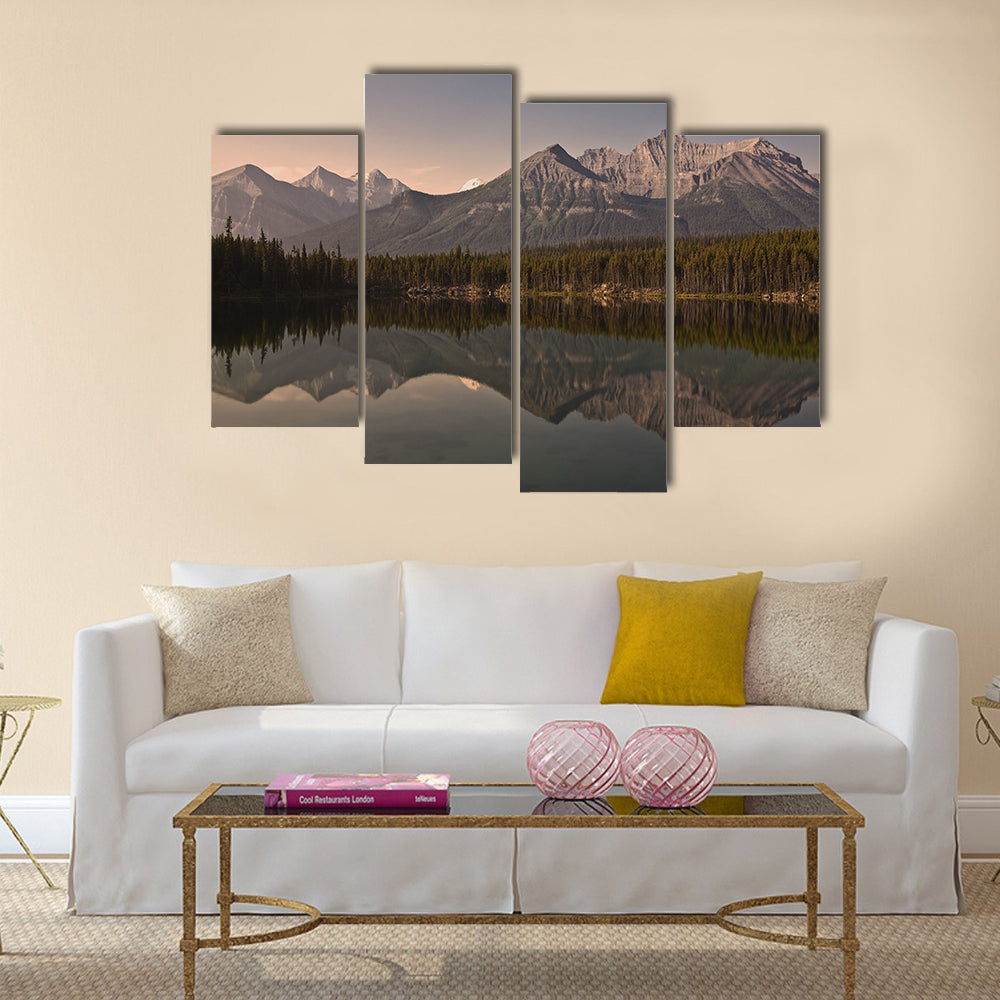 Herbert Lake Banff National Park  Alberta  Canada multi panel canvas wall art