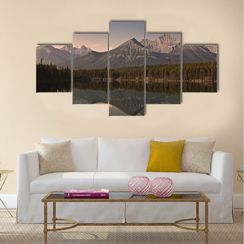 Herbert Lake Banff National Park  Alberta  Canada multi panel canvas wall art