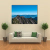 The Drei Schwesterns Mountains Looking Over Switzerland, Liechtenstein and Austria, Multi Panel Canvas Wall Art