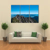 The Drei Schwesterns Mountains Looking Over Switzerland, Liechtenstein and Austria, Multi Panel Canvas Wall Art