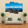 The Drei Schwesterns Mountains Looking Over Switzerland, Liechtenstein and Austria, Multi Panel Canvas Wall Art