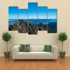 The Drei Schwesterns Mountains Looking Over Switzerland, Liechtenstein and Austria, Multi Panel Canvas Wall Art