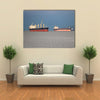 The Tai Happiness And Solana Bulk Carriers In Vancouver's English Bay on Canada's west coast, Multi Panel Canvas Wall Art