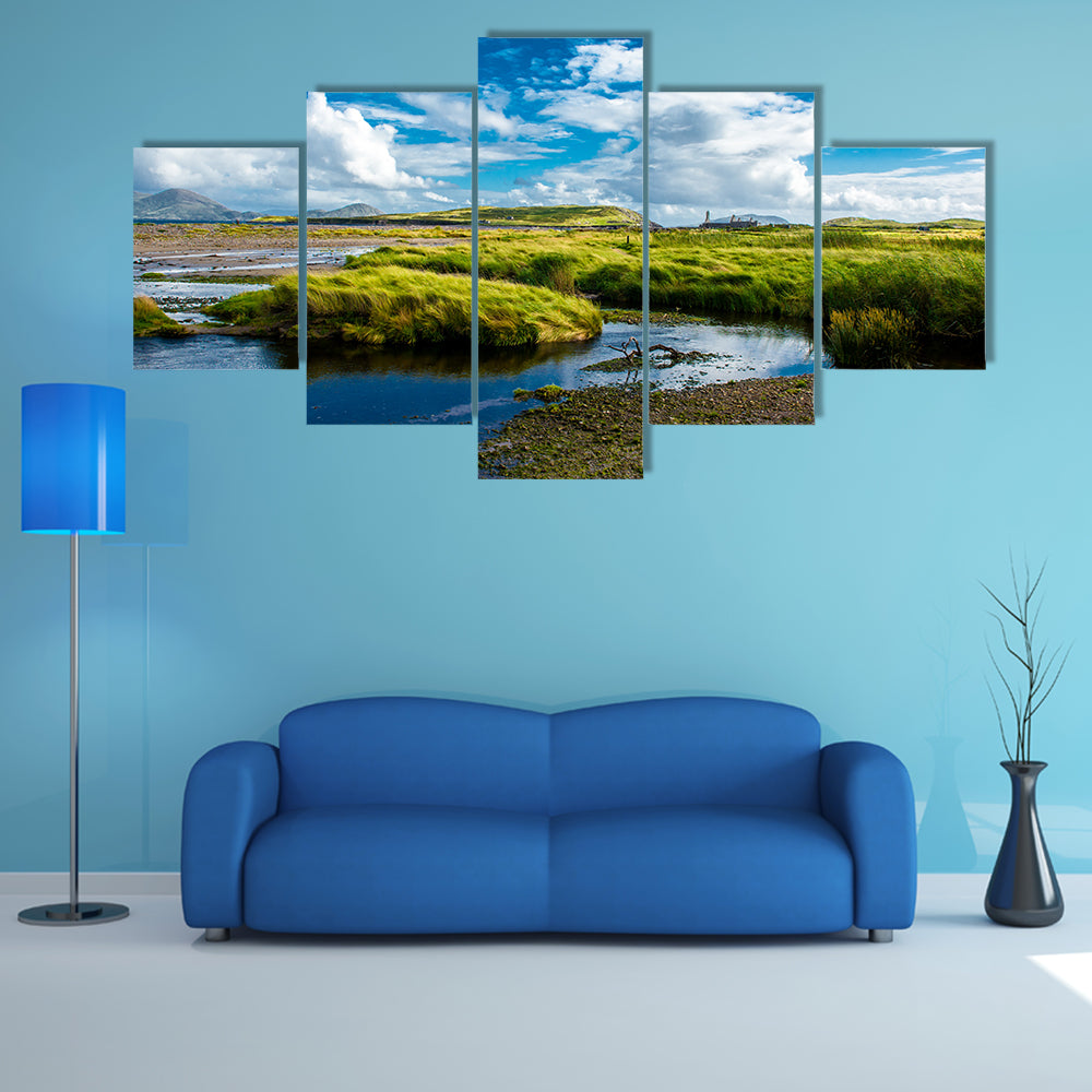 Coastal Landscape in Ireland multi panel canvas wall art