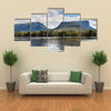 River Carrao and tepuis (table mountains) in National Park Canaima Venezuela Multi panel canvas wall art