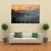 Morning in the mountains of Carpathian at dawn Multi panel canvas wall art