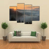 Morning in the mountains of Carpathian at dawn Multi panel canvas wall art