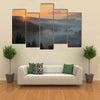 Morning in the mountains of Carpathian at dawn Multi panel canvas wall art