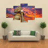 Demon Guardian in Grand Palace Bangkok Multi panel canvas wall art