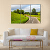 HDR English country panorama around Salisbury in England, UK multi panel canvas wall art