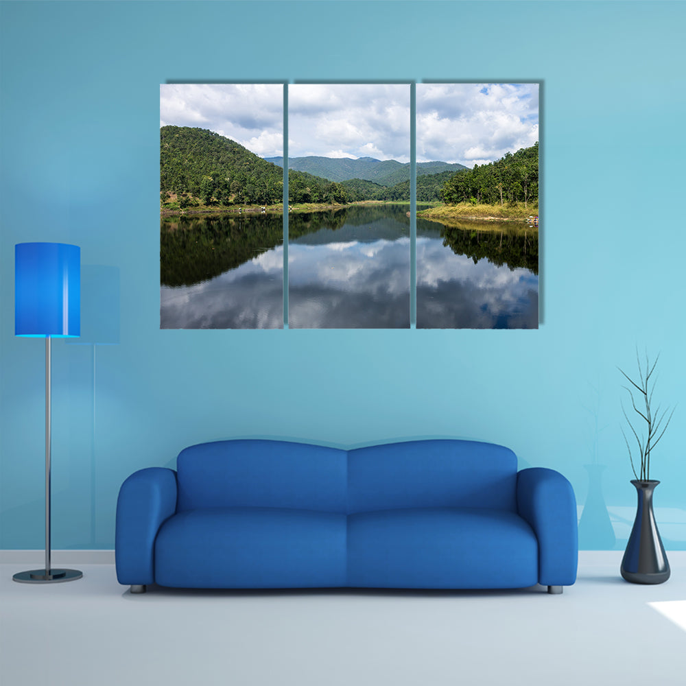 Chiang Mai,The available quantity of water has been reserved multi panel canvas wall art