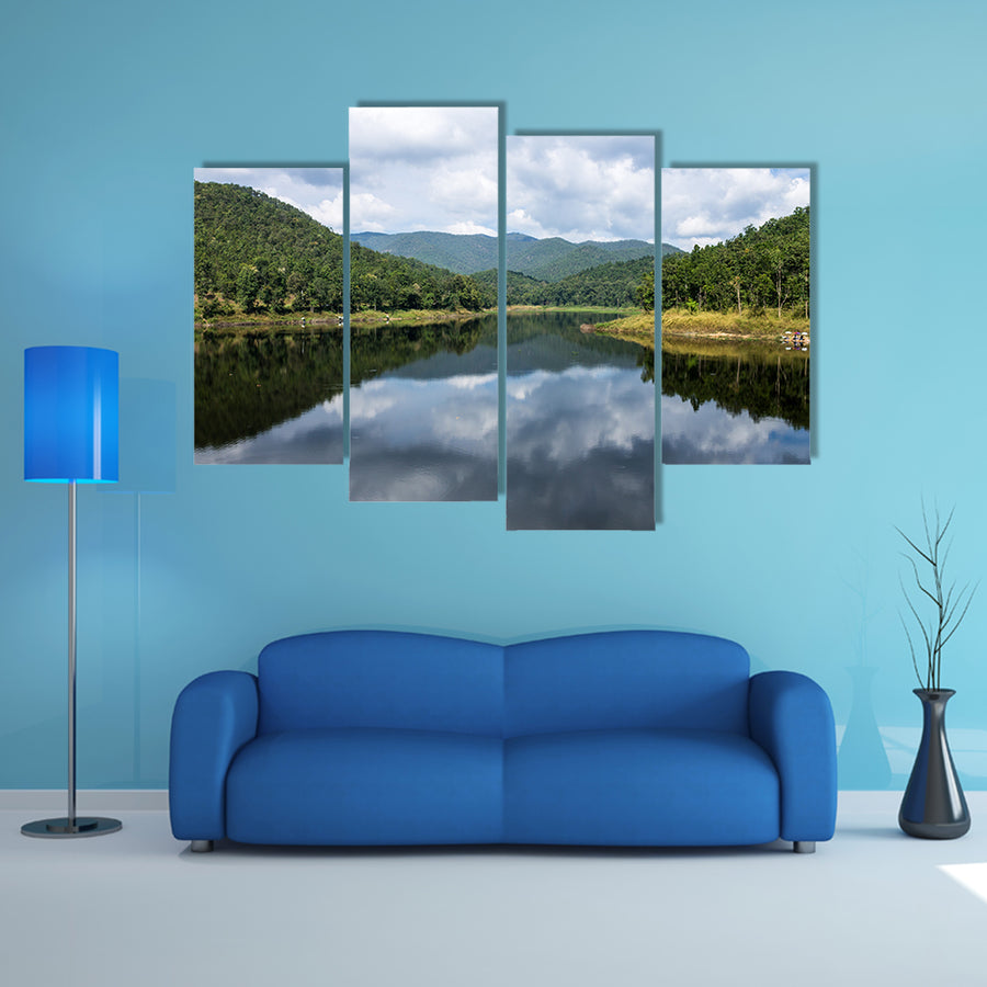 Chiang Mai,The available quantity of water has been reserved multi panel canvas wall art