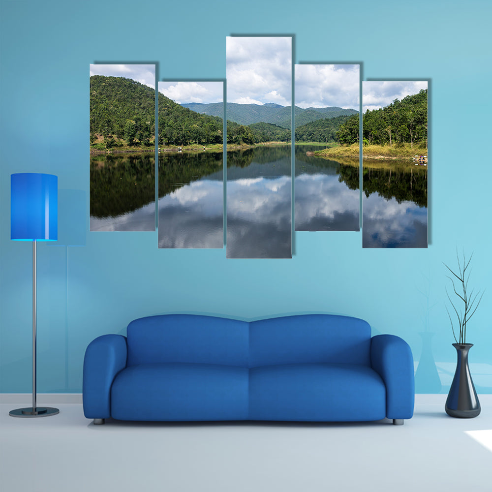 Chiang Mai,The available quantity of water has been reserved multi panel canvas wall art