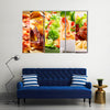 Collage of various food products Multi panel canvas wall art