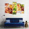 Collage of various food products Multi panel canvas wall art