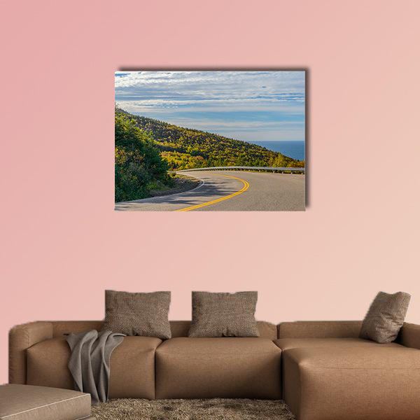 Cabot Trail Highway (Cape Breton, Nova Scotia, Canada) Multi panel canvas wall art