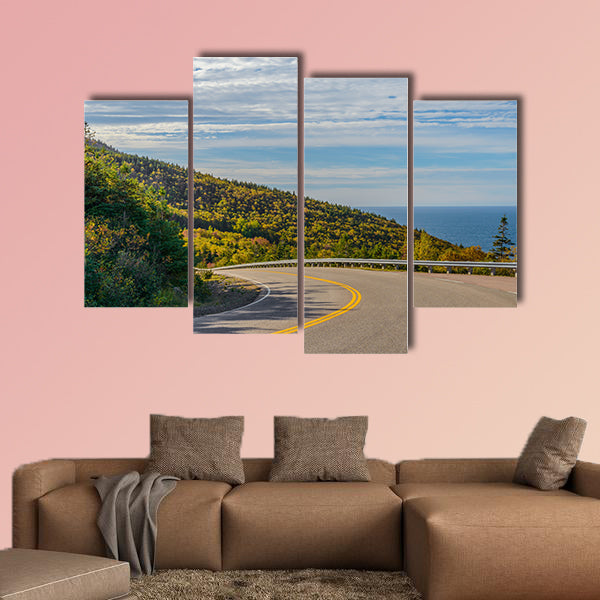 Cabot Trail Highway (Cape Breton, Nova Scotia, Canada) Multi panel canvas wall art