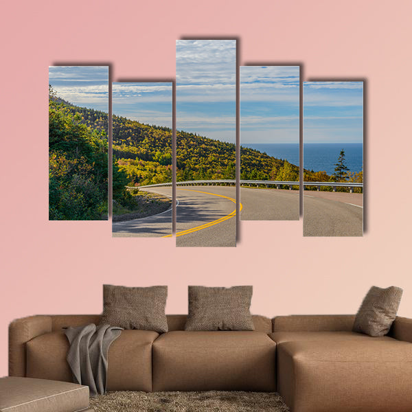 Cabot Trail Highway (Cape Breton, Nova Scotia, Canada) Multi panel canvas wall art