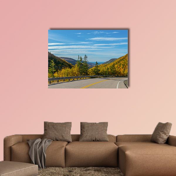 Cabot Trail Highway (Cape Breton, Nova Scotia, Canada) Multi panel canvas wall art