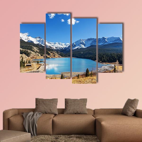 Mountain Landscape in Colorado Rocky Mountains, Colorado, United States multi panel canvas wall art
