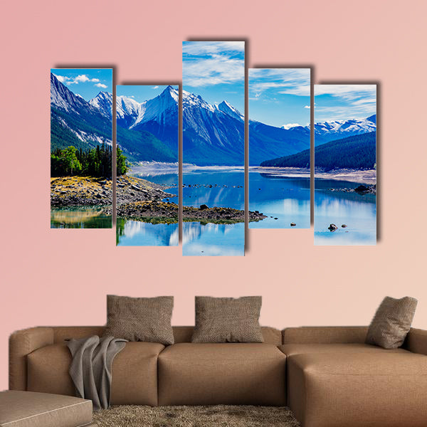 Medicine Lake is located within Jasper National Park, Alberta, Canada wall art