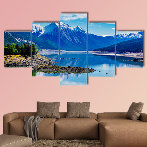 Medicine Lake is located within Jasper National Park, Alberta, Canada wall art