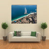 UAE Burj Al Arab is a luxury 5 star hotel built on an artificial island in front of Jumeirah beach Multi panel canvas wall art