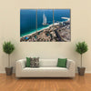 UAE Burj Al Arab is a luxury 5 star hotel built on an artificial island in front of Jumeirah beach Multi panel canvas wall art